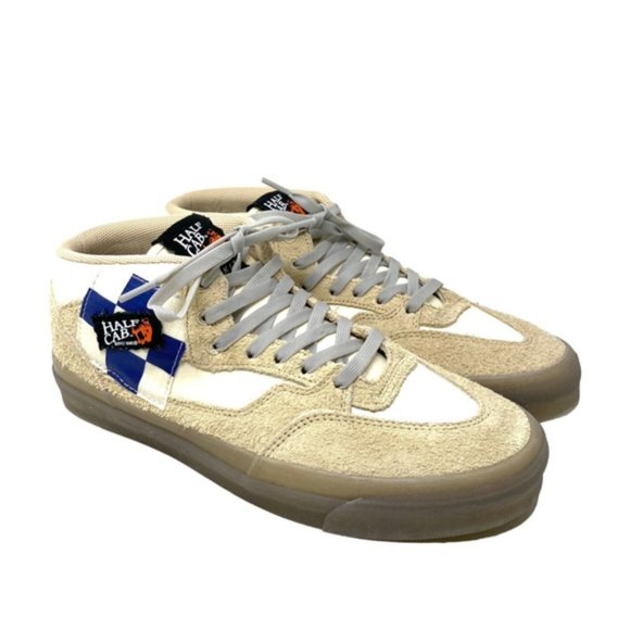 VANS x Rokit Half Cab 33 DX Suede Beige Sneakers Men's Size Mid Shoe VN0A5KX6BKV - Picture 2 of 9